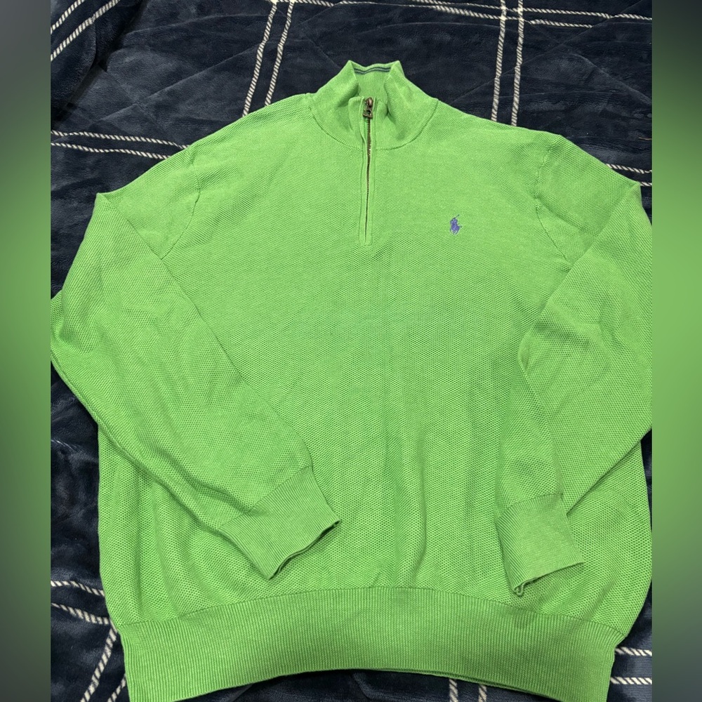 EUC men’s Polo Ralph Lauren quarter zip sweater